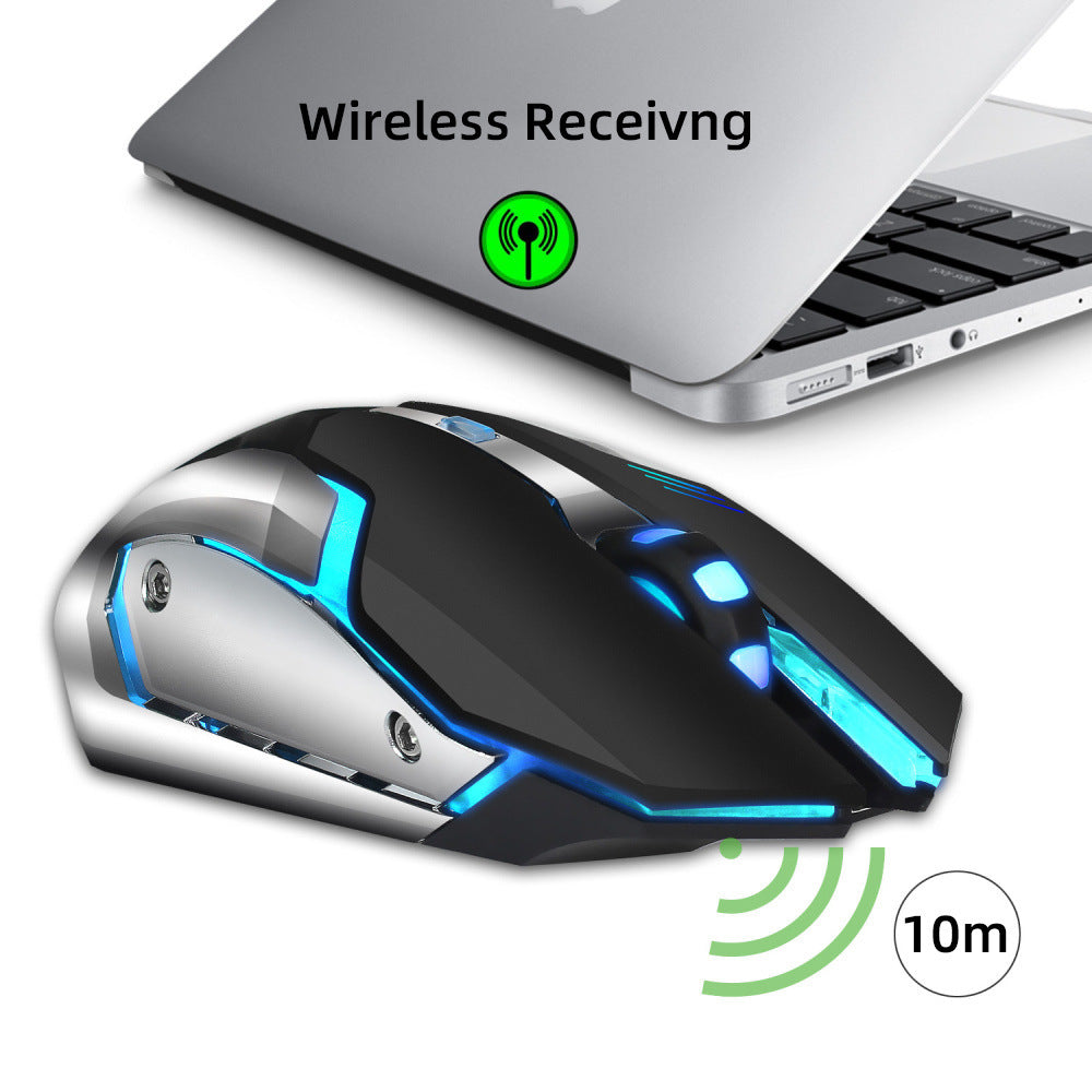 2.4GPI glowing gaming mouse - GadgetGameHub