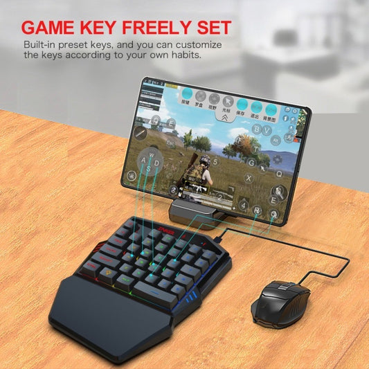 Gaming Keyboard Throne One Mouse Set - GadgetGameHub