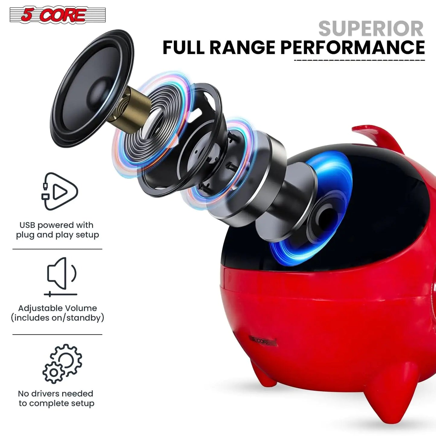 5Core Computer Mini Speakers