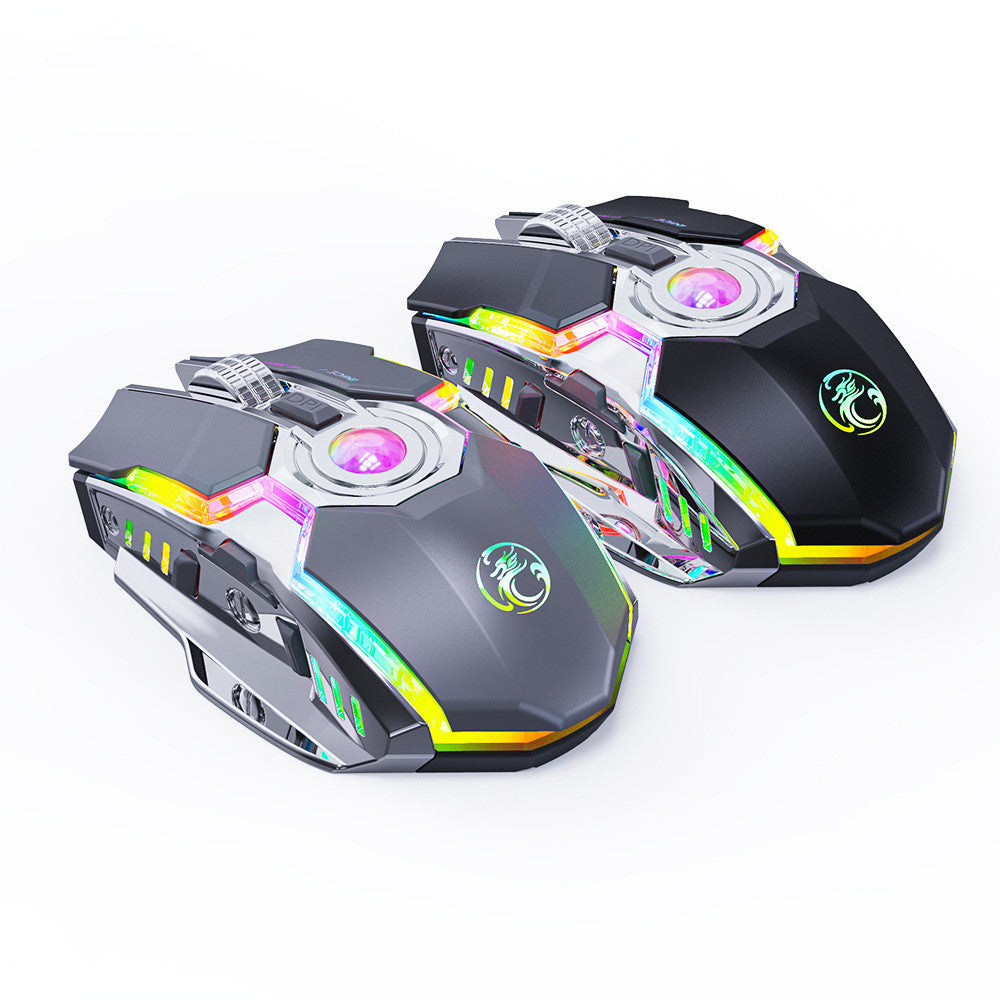 7-button Charging RGB  Wireless Gaming Mouse - GadgetGameHub