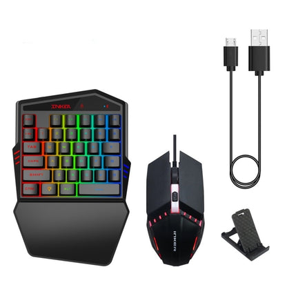 Gaming Keyboard Throne One Mouse Set - GadgetGameHub