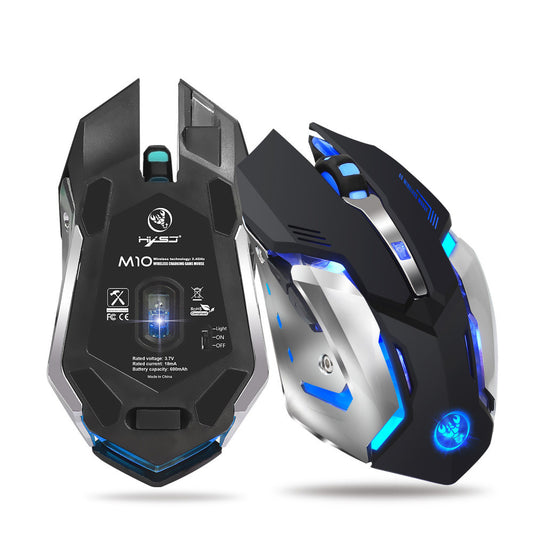 2.4GPI glowing gaming mouse - GadgetGameHub