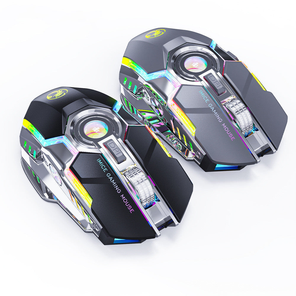 7-button Charging RGB  Wireless Gaming Mouse - GadgetGameHub