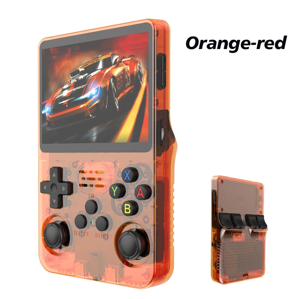 128G R36S Retro Handheld Video Game Console Linux System 3.5 Inch IPS Screen R35s Pro Portable Pocket Video Player 64GB Games - GadgetGameHub