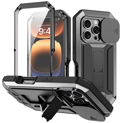 iPhone 16 Case with Screen Camera Protector Heavy Duty Waterproof Case