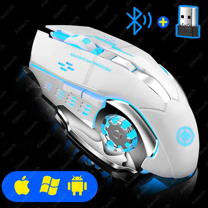 Silent Rechargeable Wireless Gaming Mouse