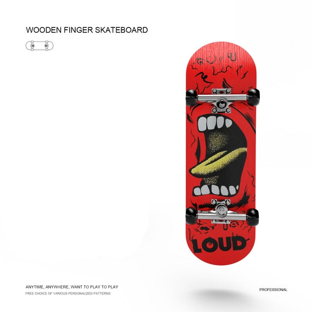 Wooden Finger Skateboards