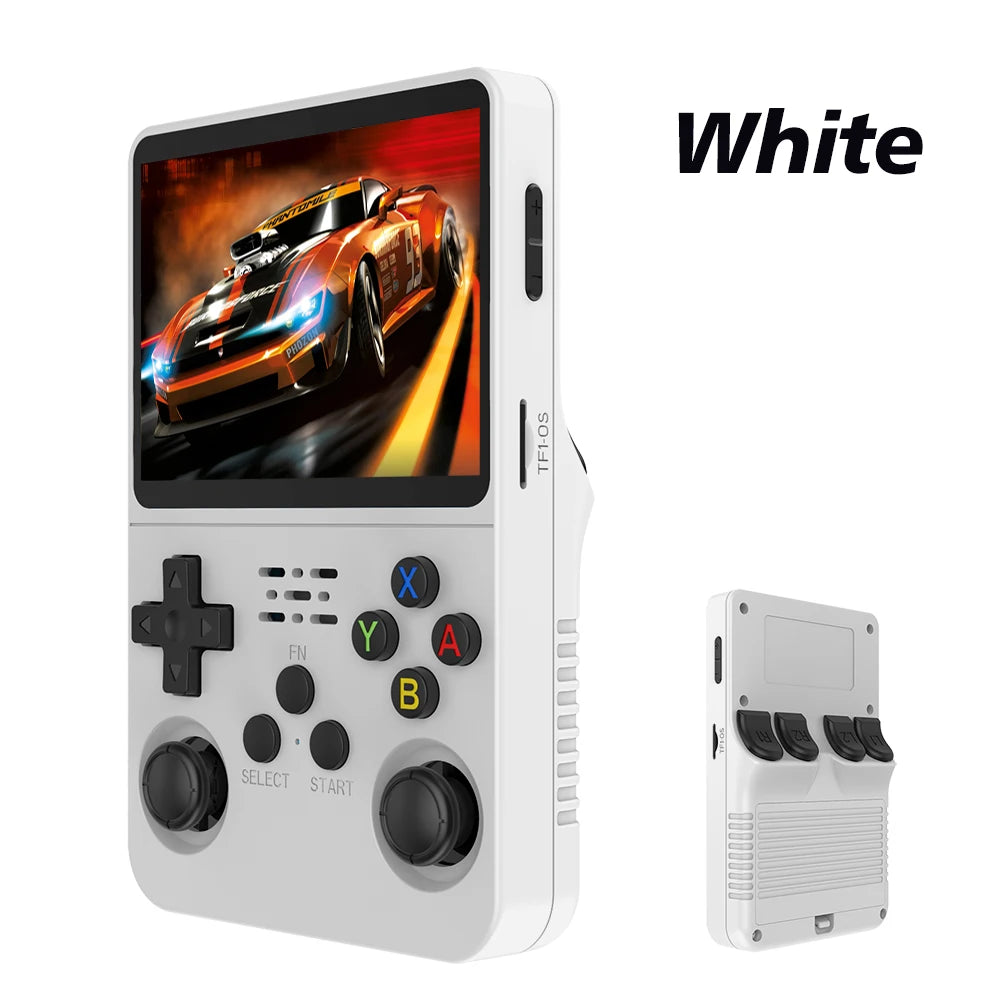 128G R36S Retro Handheld Video Game Console Linux System 3.5 Inch IPS Screen R35s Pro Portable Pocket Video Player 64GB Games - GadgetGameHub