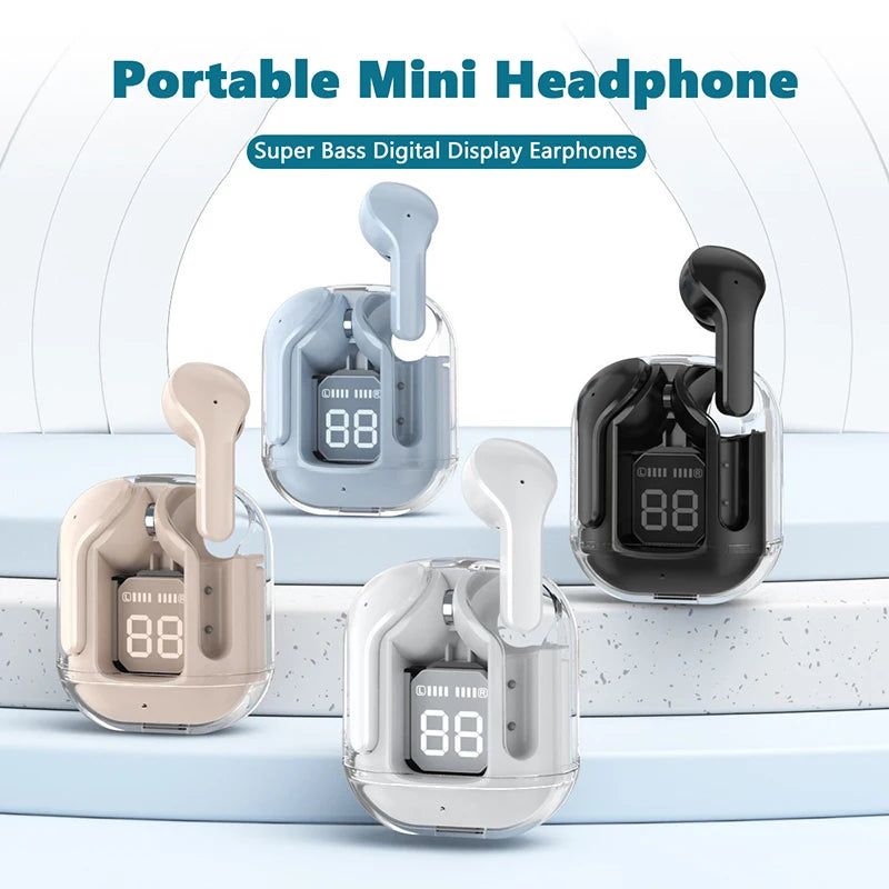 LED Display Smart Touch Bluetooth Headphone