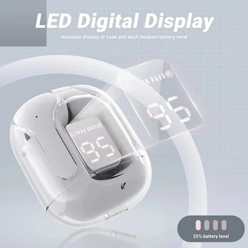 LED Display Smart Touch Bluetooth Headphone