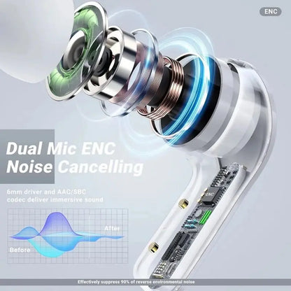 LED Display Smart Touch Bluetooth Headphone