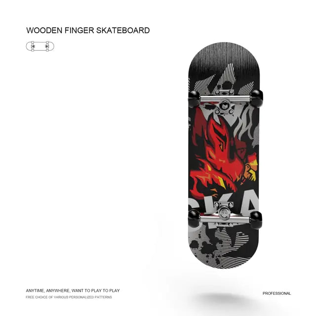 Wooden Finger Skateboards