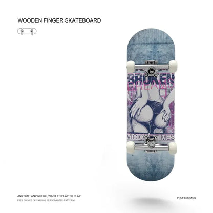 Wooden Finger Skateboards