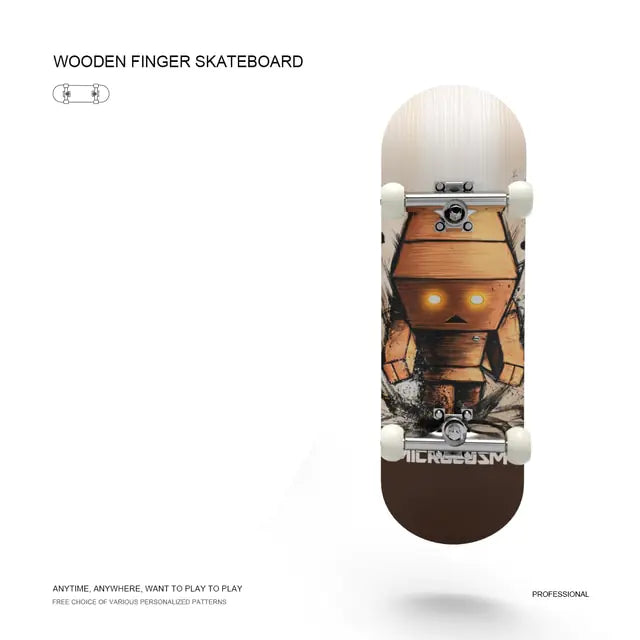 Wooden Finger Skateboards